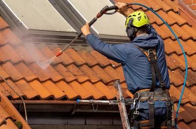 Démoussage et hydrofuge de toiture à Grand-Combe